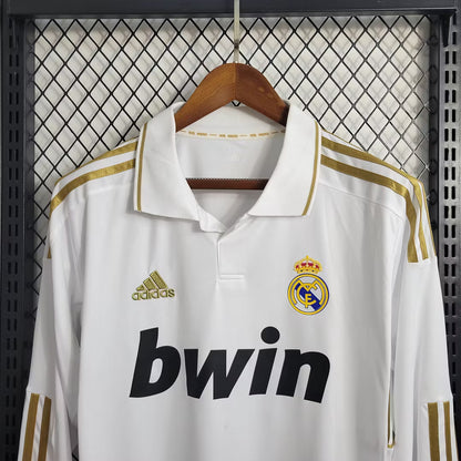 Real Madrid 2011 L/S Home Shirt