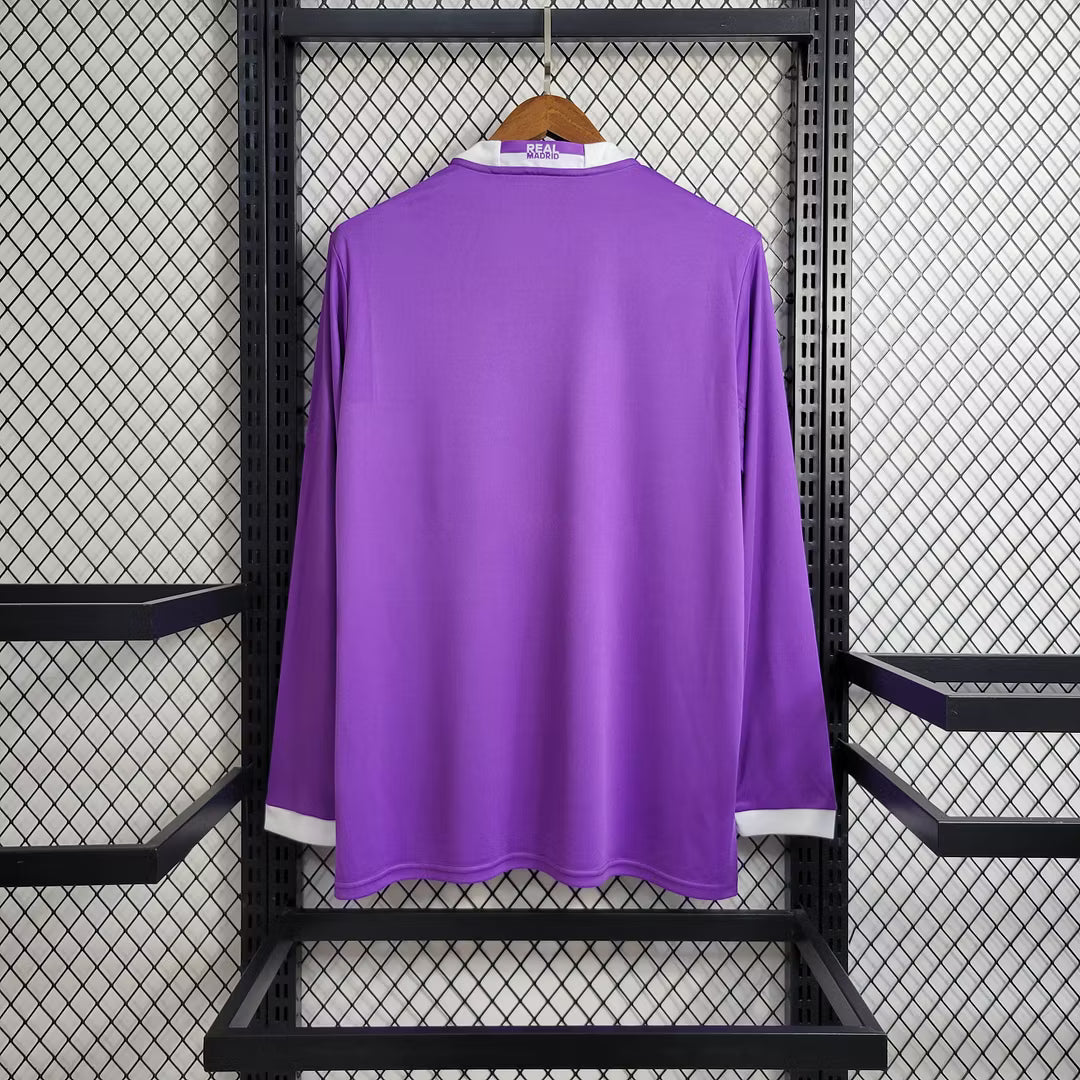 Real Madrid 2016 L/S Away UCL Shirt