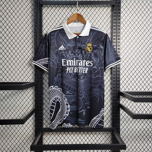Real Madrid 2023 Black  Dragon Shirt