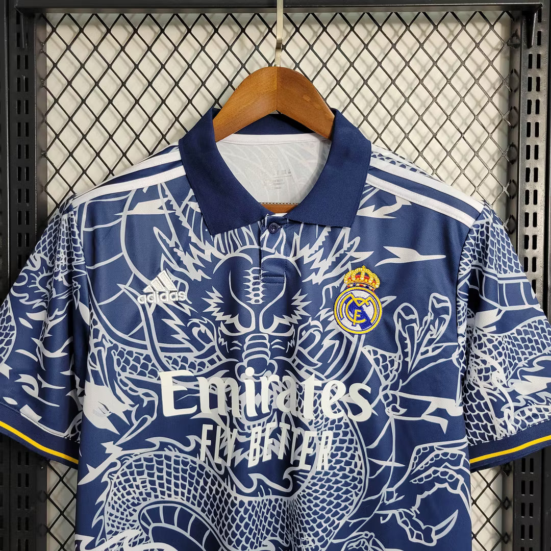 Real Madrid 2024 Blue Dragon Shirt
