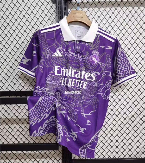 Real Madrid 2024 Purple Dragon Shirt