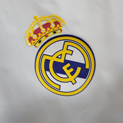 Real Madrid 2023 Windbreaker White Blue Soccer Jersey
