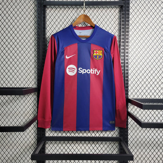 Barca 2023 L/S Home Shirt