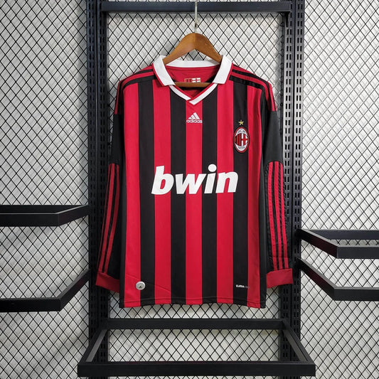 AC Milan 09/10 Long Sleeve Home Shirt