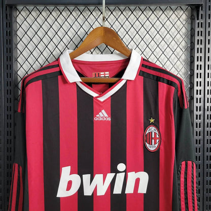 AC Milan 09/10 Long Sleeve Home Shirt
