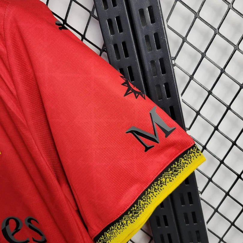 AC Milan 2024 x Off White Red shirt