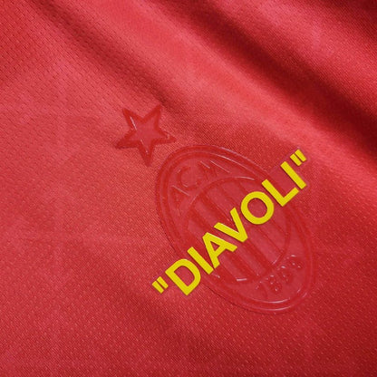 AC Milan 2024 x Off White Red shirt