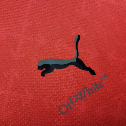 AC Milan 2024 x Off White Red shirt