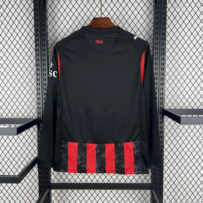 Ac Milan 2025 L/S Home Shirt