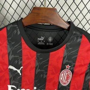 Ac Milan 2025 L/S Home Shirt