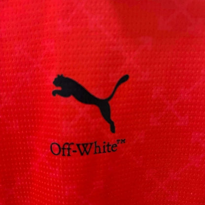 Real Madrid 2023 authentisches orangefarbenes viertes Trikot