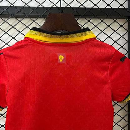Real Madrid 2023 authentisches orangefarbenes viertes Trikot