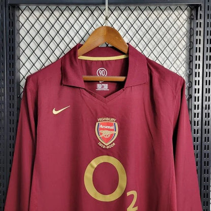 Arsenal 2005 L/S Home Shirt