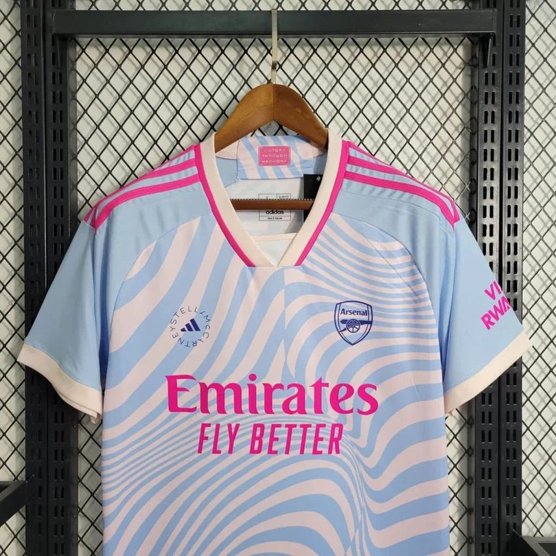 Arsenal 2023 Training Wear Light Blue Shirt