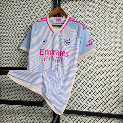 Arsenal 2023 Training Wear Light Blue Shirt
