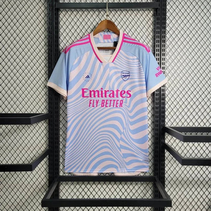 Arsenal 2023 Training Wear Light Blue Shirt