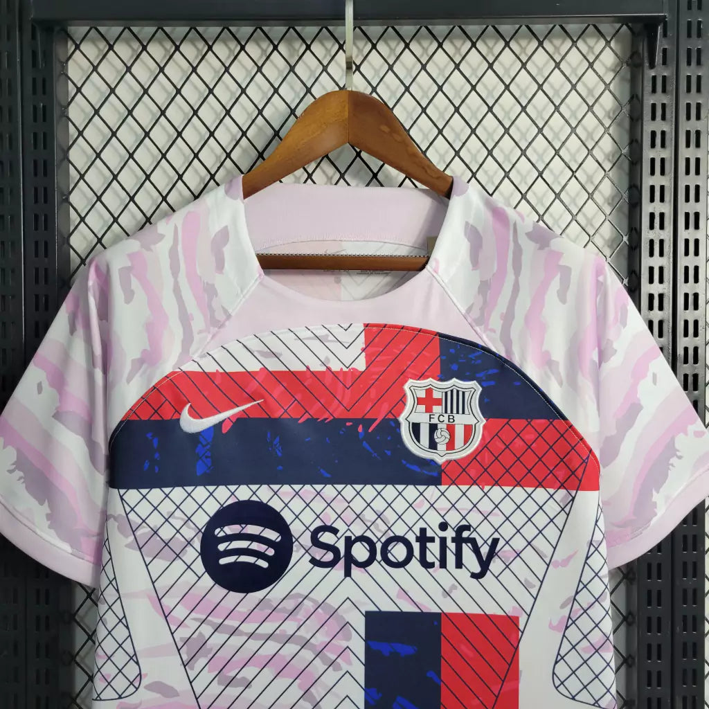 Barcelona 2023 Pink Training Shirt