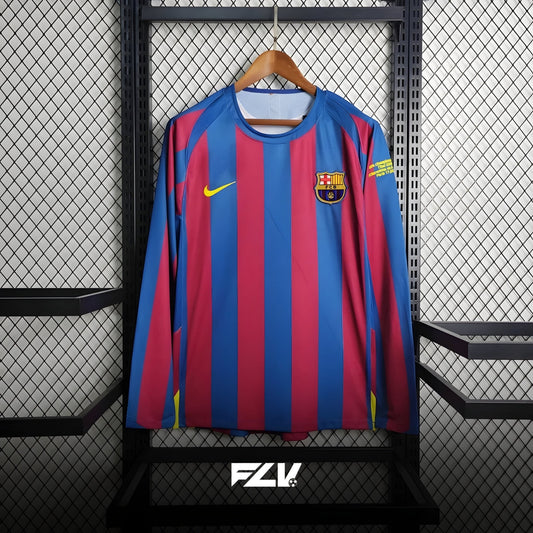 Barcelona 2005 Home L/S UCL Shirt