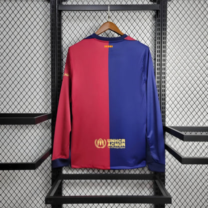 Barca 24/25 Home Long Sleeve Shirt