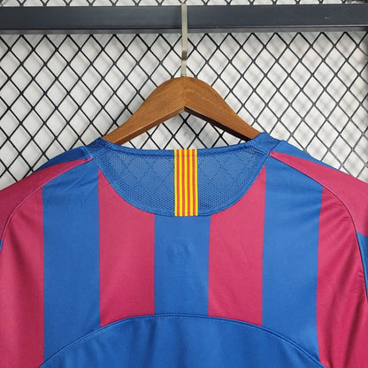 Barcelona 2005 L/S UCL Home Shirt