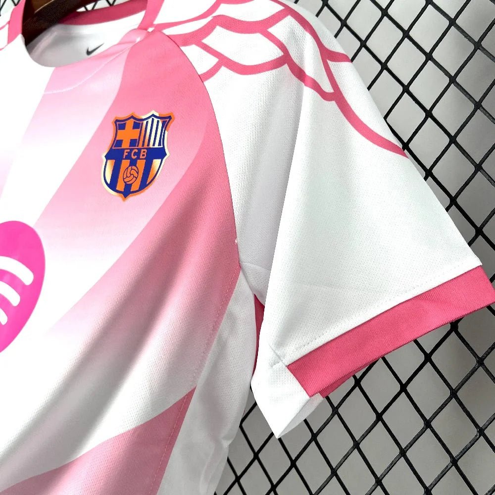 Barcelona 2025 White/Pink Special Shirt