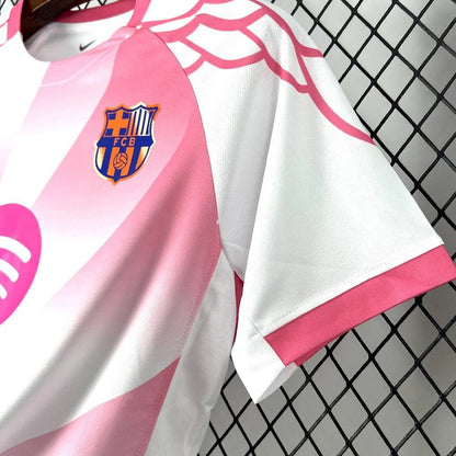 Barcelona 2025 White/Pink Special Shirt