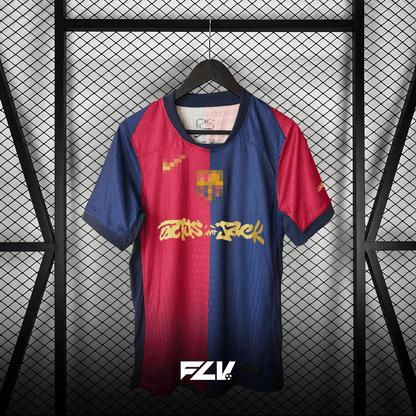 Barcelona × Travis Scott 2024 Home Special Shirt Barcelona × Travis Scott 2024 Home Special Shirt