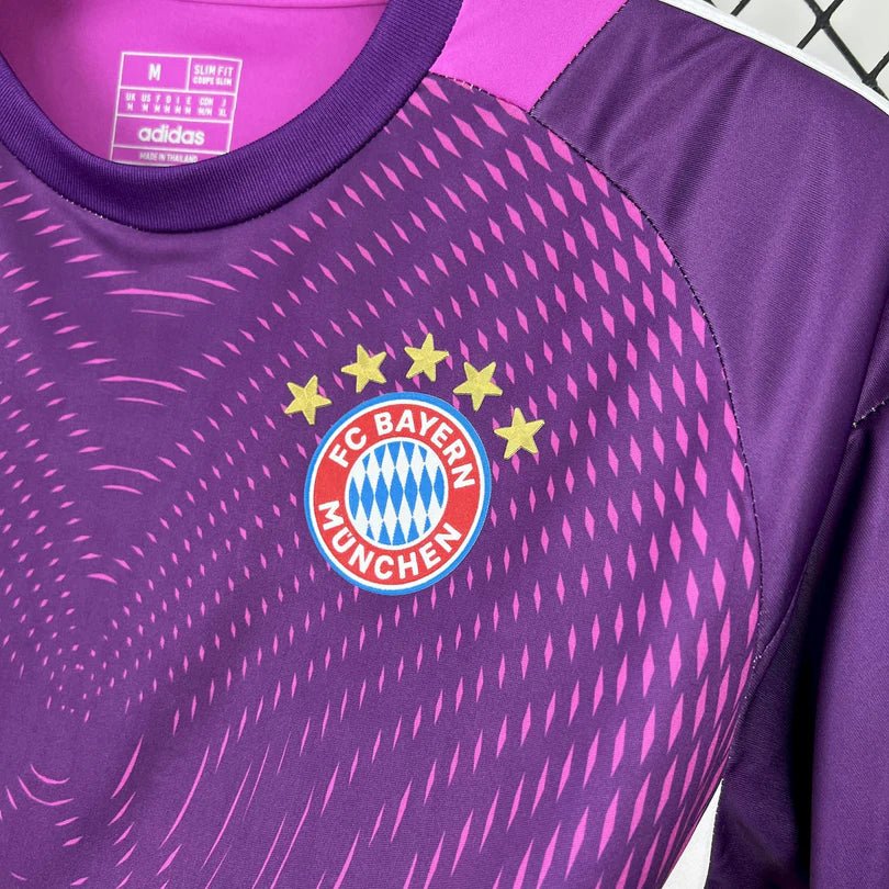 Bayern Munich 2025 Goal Keeper Purple Shirt