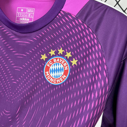 Bayern Munich 2025 Goal Keeper Purple Shirt