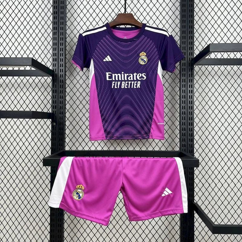 Real Madrid 2025 Goalkeeper Purple Jersey