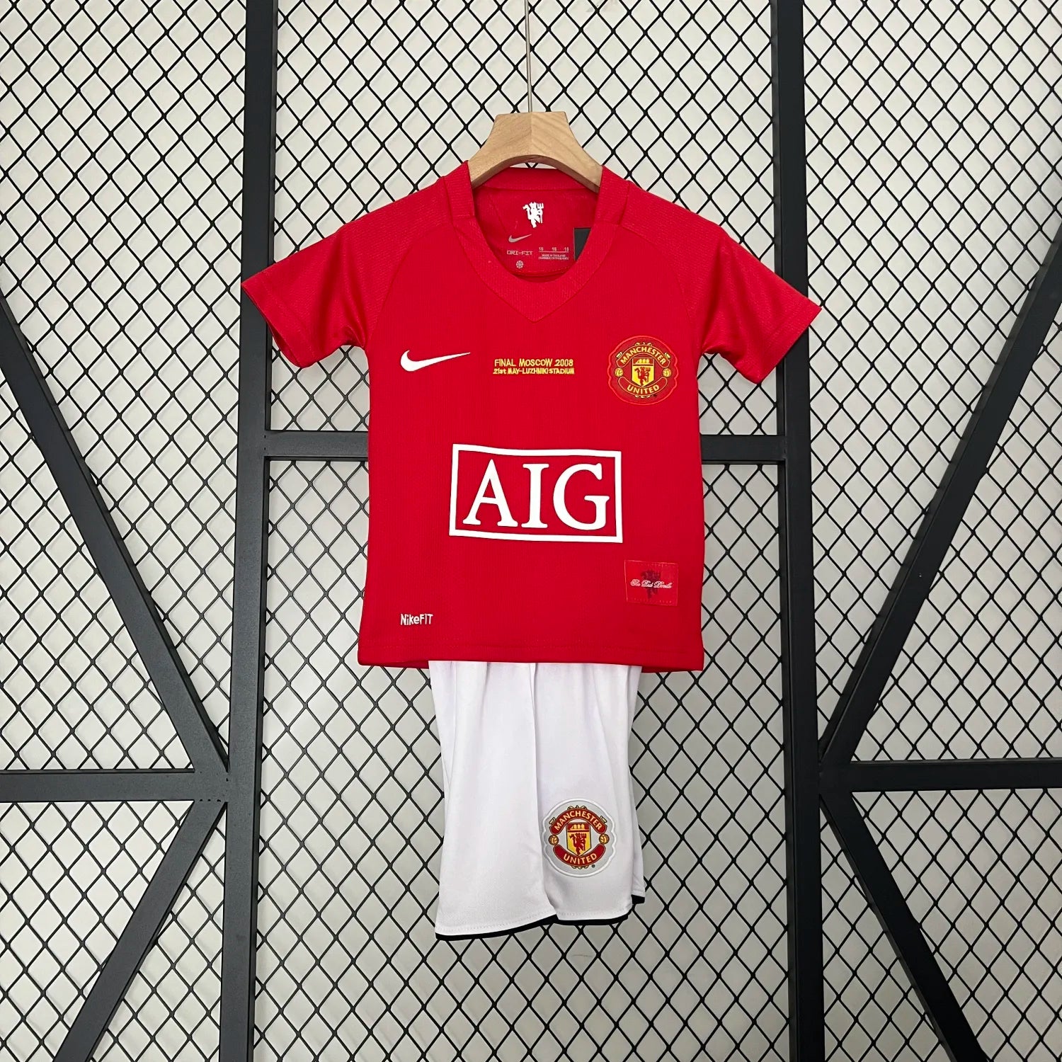 Manchester United 2007 Home Champions League jersey
