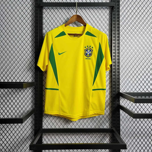 Brazil 2002 Home Shirt - FOOTLV