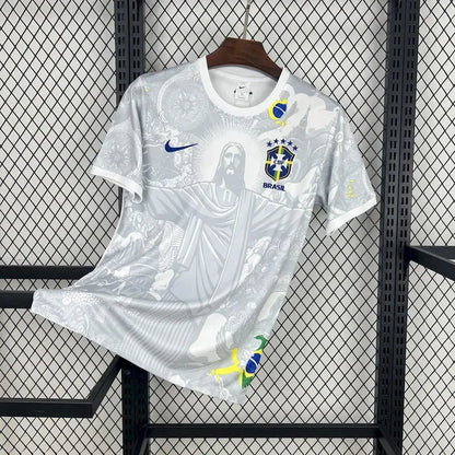 Brazil 2025 White Christ Special Edition Shirt