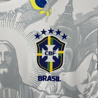 Brazil 2025 White Christ Special Edition Shirt