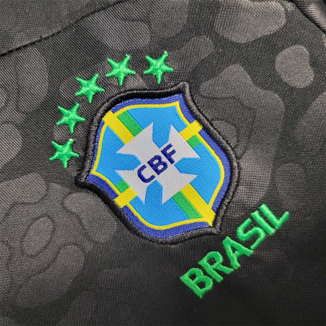 Brazil 2026 Black Leopard Jersey