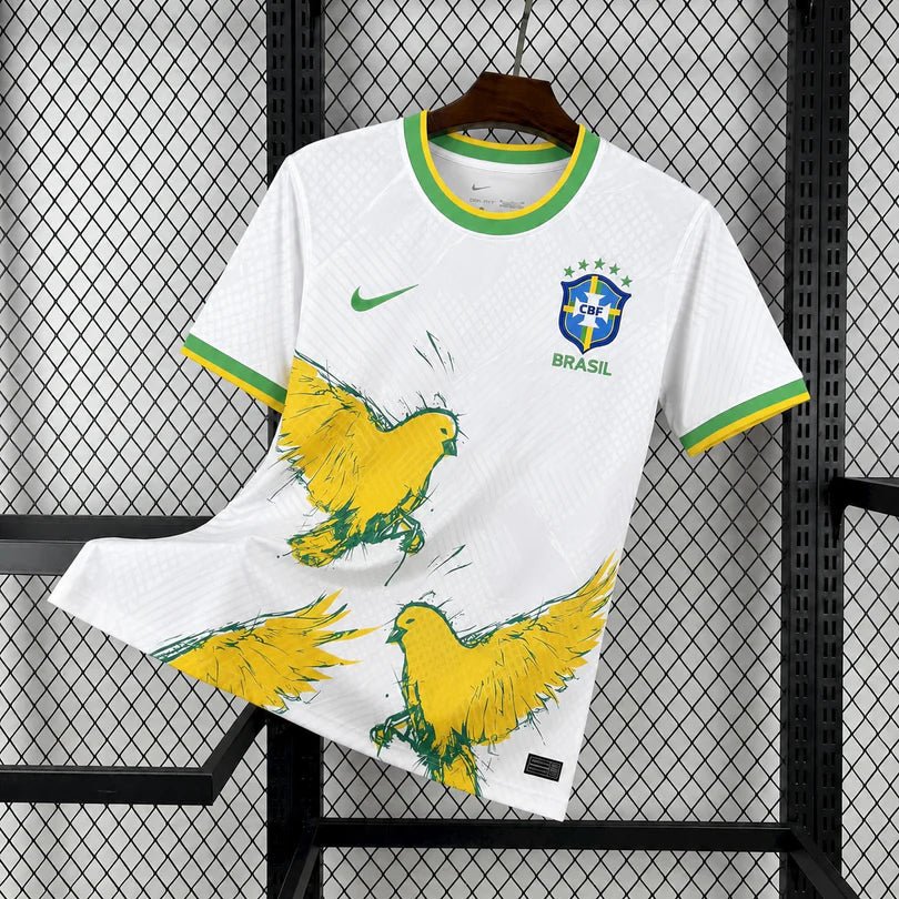 Brazil 2026 Tropical Aura Special White Shirt