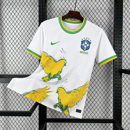 Brazil 2026 Tropical Aura Special White Shirt