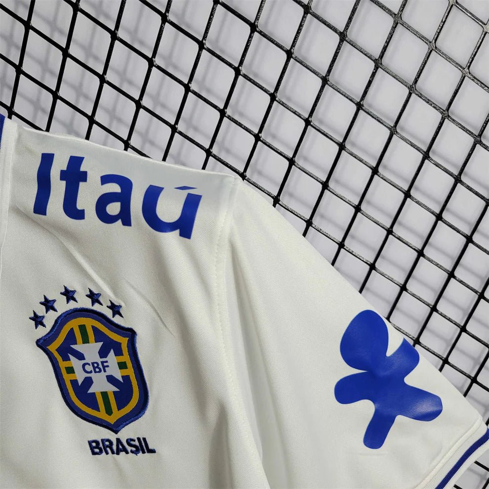 Brazil White Polo Shirt