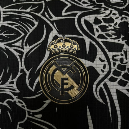 Real Madrid 2023 Gold Dragon Special Shirt