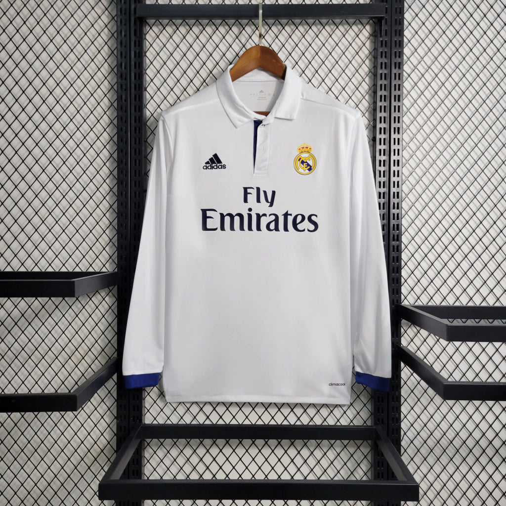 Real Madrid 2016 L/S Home Shirt
