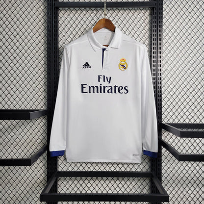 Real Madrid 2016 L/S Home Shirt