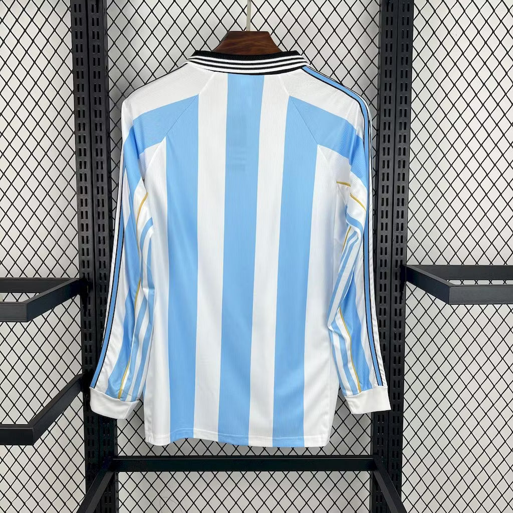 Argentina 1998 L/S Home Shirt
