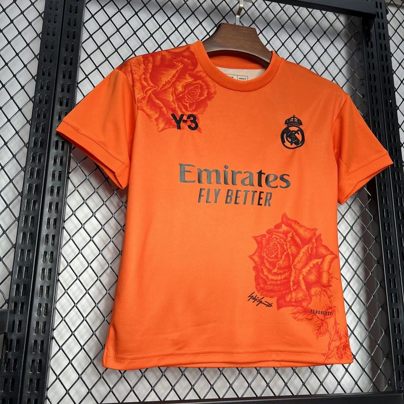 Real Madrid 2023 Fourth Authentic Orange Jersey