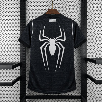 Barcelona 2026 Barcelona X Spiderman Black Shirt