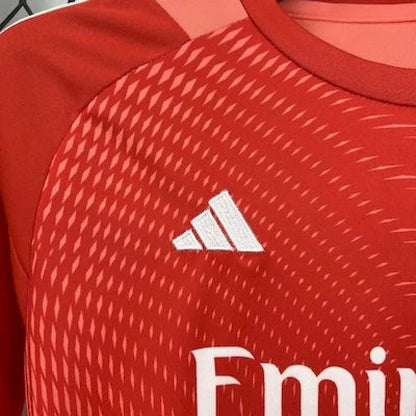 Real Madrid 2025 Goalkeeper Coral Red Jersey