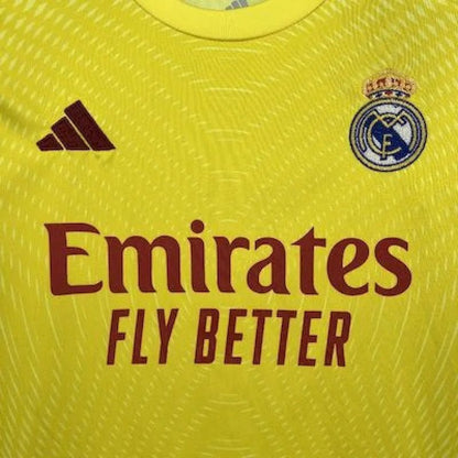 Real Madrid 2025 Goalkeeper Vibrant Yellow Jersey