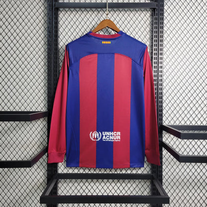 Barca 2023 L/S Home Shirt