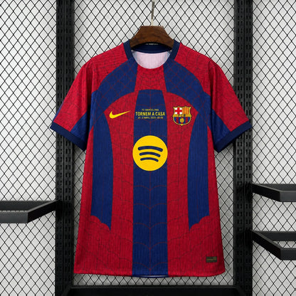 Barcelona 2026 Barcelona X Spiderman Home Red Shirt