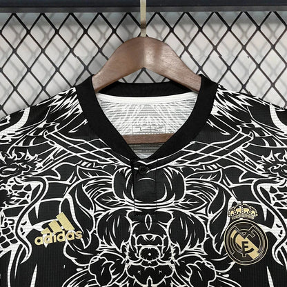 Real Madrid 2023 Gold Dragon Special Shirt