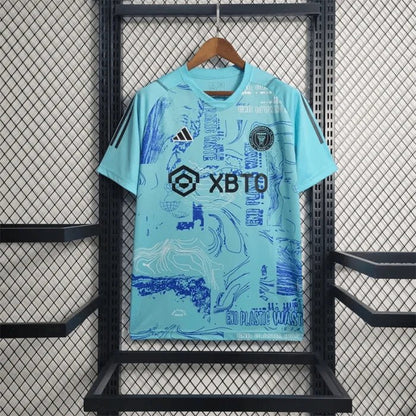 Inter Miami 2023 Training Wear blue Shirt